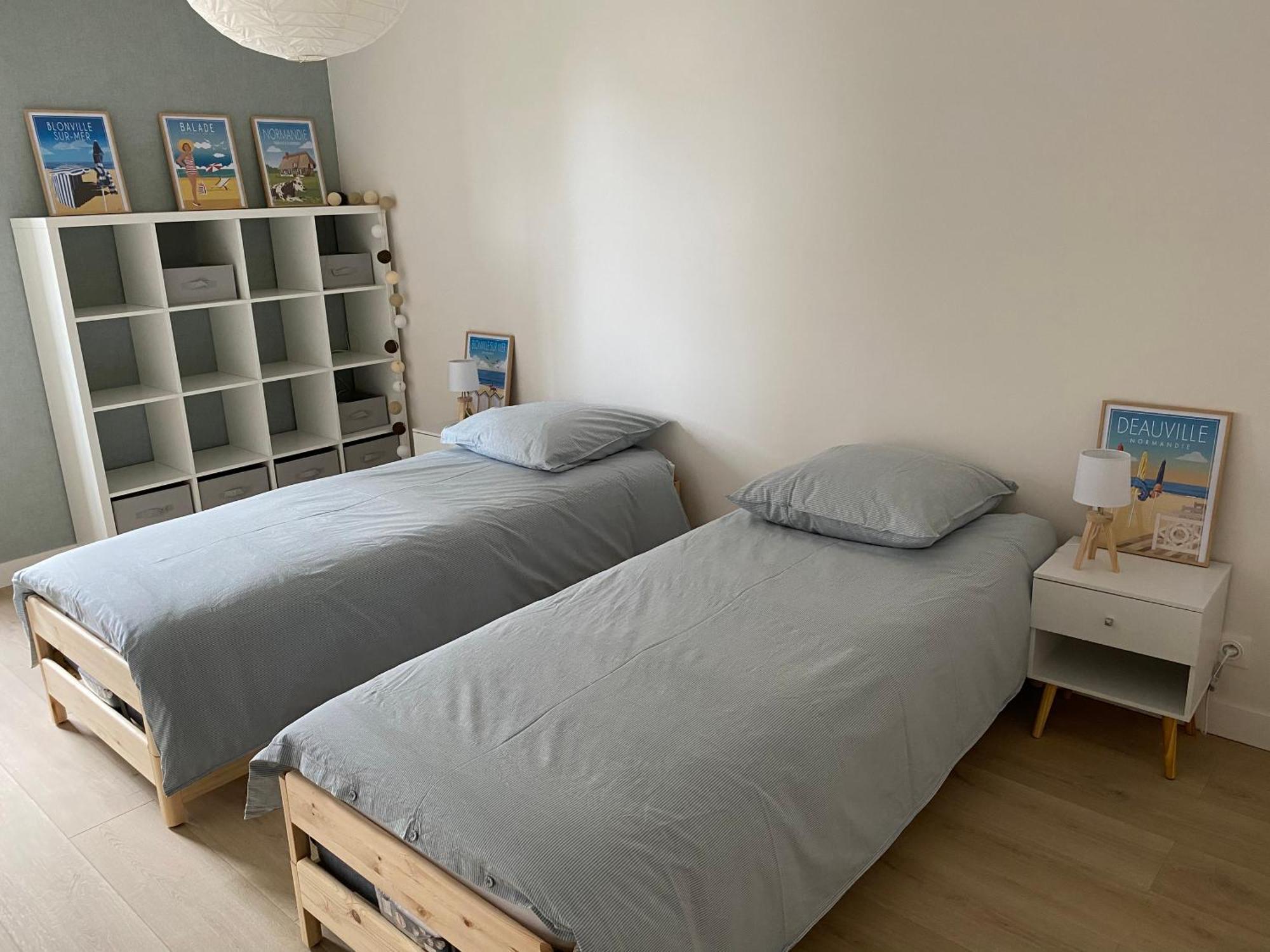 Appartement 65M2 Avec Balcon Vues Partielles Mer A 150M De La Plage Et Centre, Wifi Et Parking Prive Blonville-sur-Mer Buitenkant foto